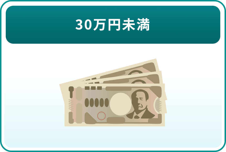30万円未満