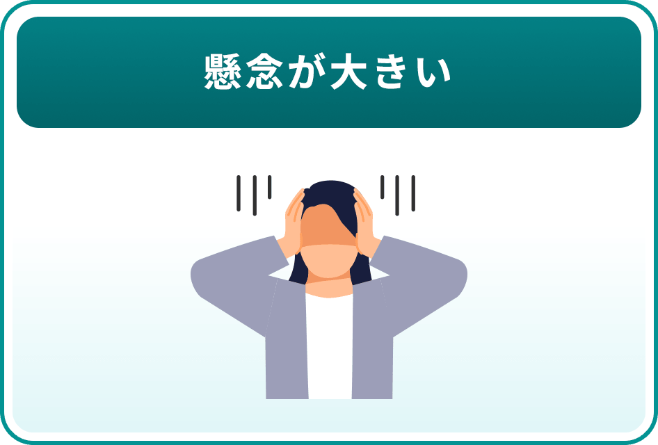 懸念が大きい