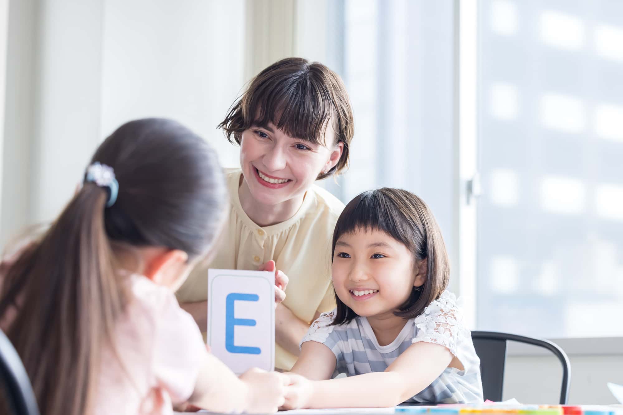 英会話教室でのレッスンの様子