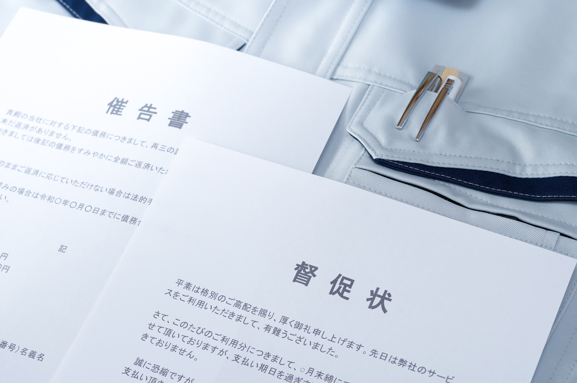 催告書と督促状