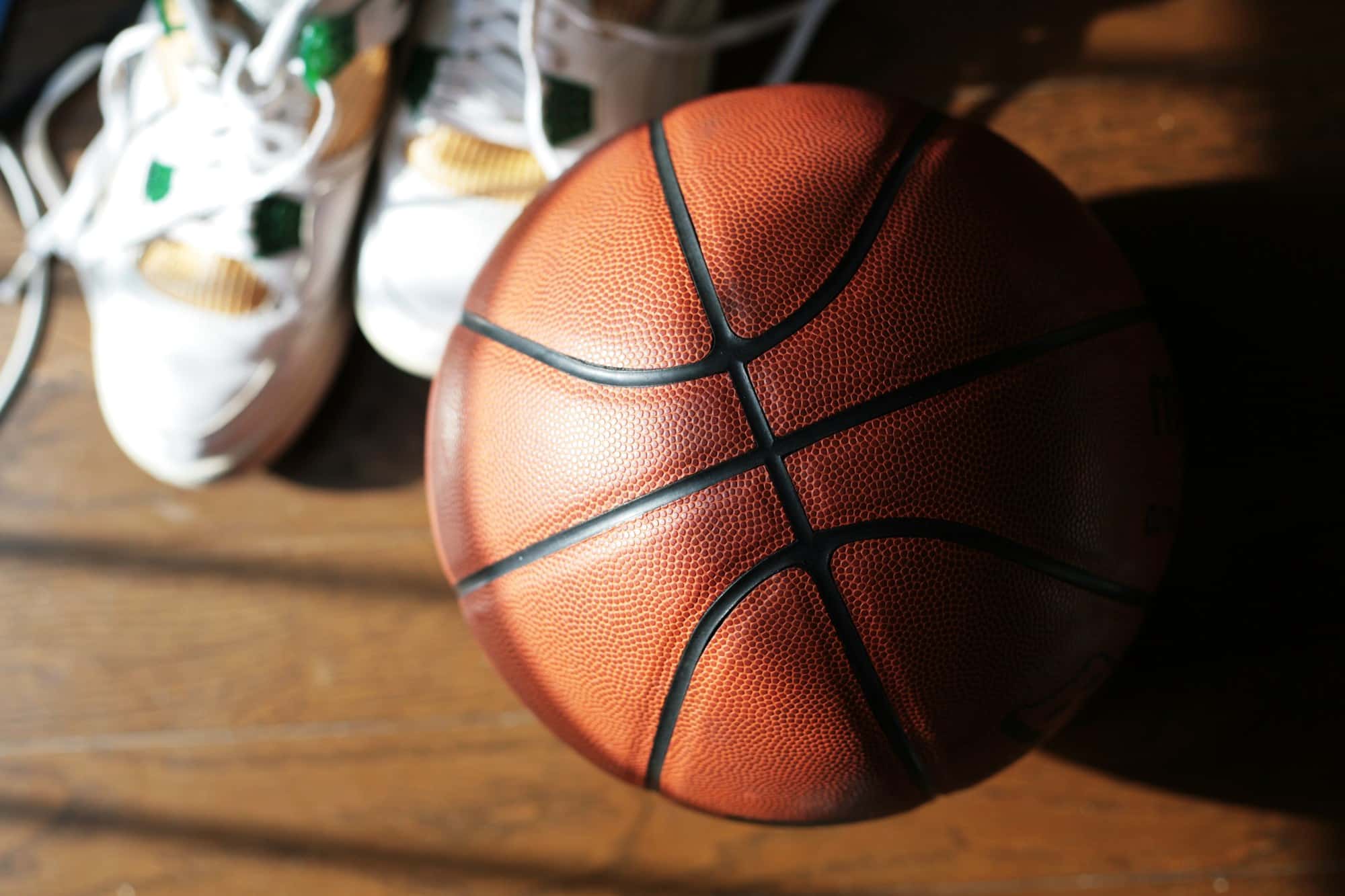 バスケットボールと靴